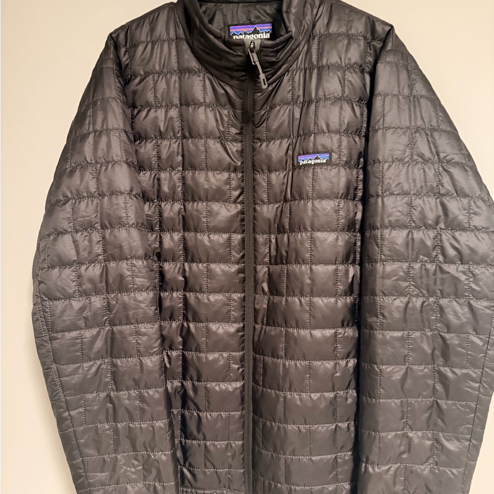 Patagonia Men's Black Quilted Lightweight Puffer Jacket